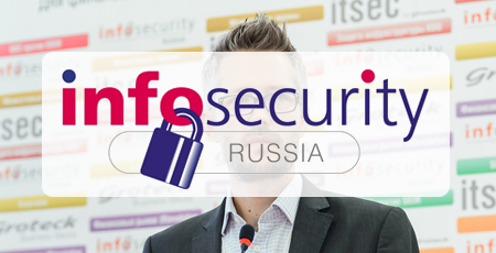 Simon Keats на выставке InfoSecurity Russia 2017